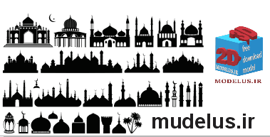 وکتور انواع مدل مسجد