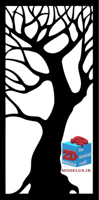 دانلود رایگان مدل تابلو دکوراتیو درخت