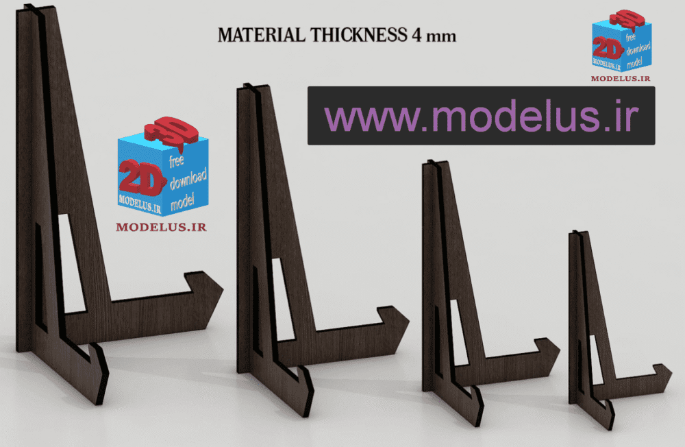 دانلود طرح برش استند چوبی چندسایز 2015